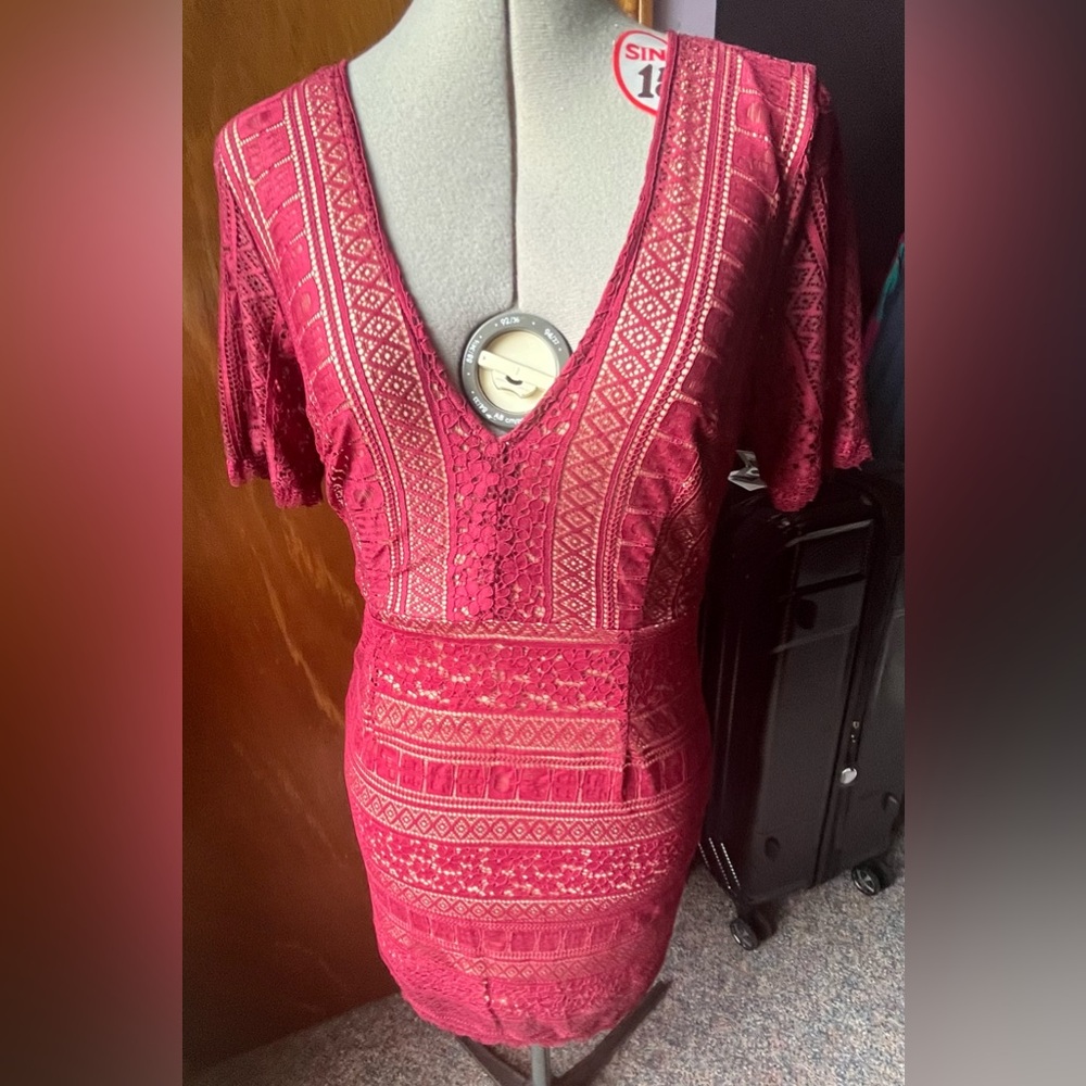 Never worn red dress